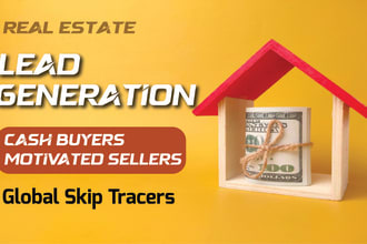 generate real estate motivated seller leads and skip trace