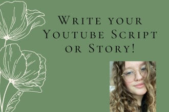 write compelling youtube scripts, stories, and content