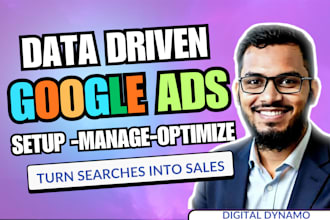 setup and manage google ads adwords, PPC search ad campaign and free consultancy