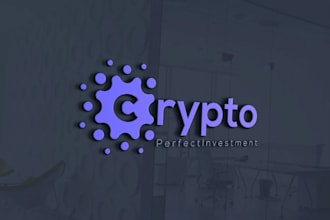 create great high quality crypto logo with free source file