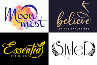 do scripted text signature handwriting calligraphy cursive logo