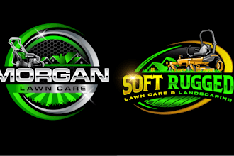 create a logo for lawn maintenance and landscaping