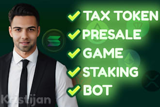 be blockchain developer for create token, game, staking, presale, dex, web3 dapp