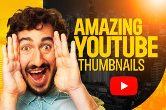 design amazing youtube thumbnails