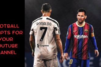 write outstanding football script for your youtube channel