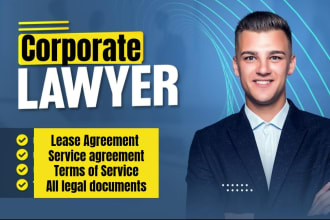 draft and review contracts, llc agreements, articles of organization, terms, nda