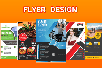 create unique excellent or business, corporate, digital flyer design