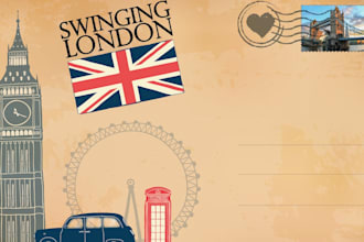send a handwritten postcard from london, england, UK