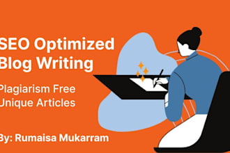 provide SEO optimized blog writing
