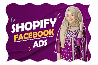 setup and optimize shopify fb ads, instagram ads plus guranteed sales