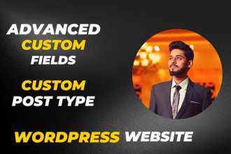 add new features to your wordpress or woocommerce website with acf and cpt