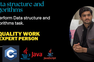do your data structure and algorithm task, project