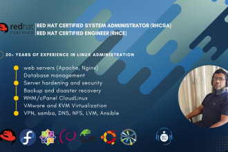 be your linux system administrator or server admin