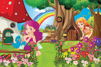 design children book illustration kids illustration and children book cover