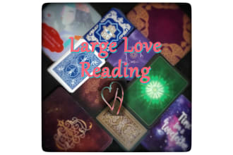do detailed love readings using multiple decks of cards
