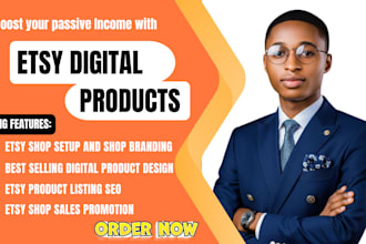 do etsy digital product design etsy product listing etsy shop setup etsy sales
