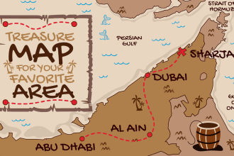illustrate your personal treasure map