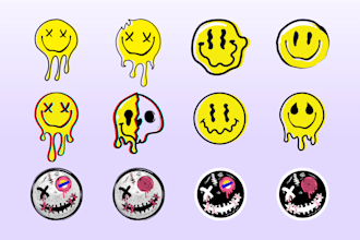 make a smiley face bundle for your business