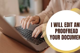 edit and proofread your document