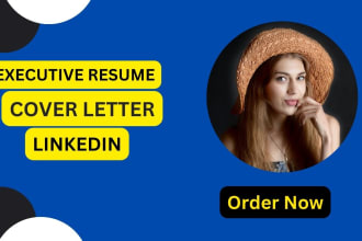 write your executive resume, CV, bio, and cover letter