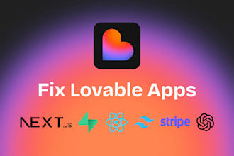 fix or improve your lovable ai or ai saas web app