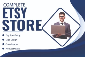 create an etsy banner, etsy icon, logo, and cover with canva