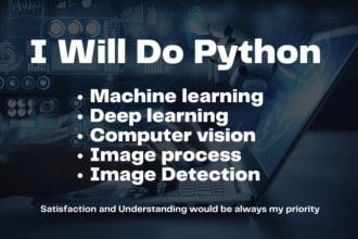 offer python machine learning, image processing, and computer vision