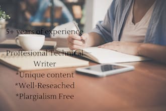 produce technical articles or blog posts