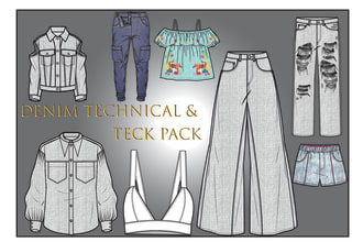 design custom denim, jackets and jeans pants