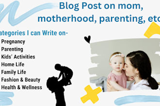 write content for your mom and other parenting blogs