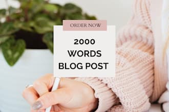 2000 words perfect SEO optimized blog post