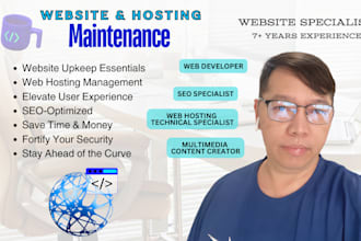 provide website maintenance and technical support