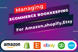 be your quickbooks, xero specialist for ecommerce bookkeeping on shopify, amazon