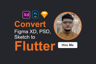 develop any flutter UI, figma to flutter, for your flutter app