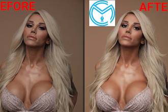 high end retouching portrait and lifestyle images