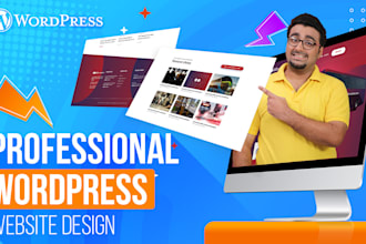 setup and develop a responsive wordpress website