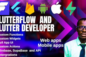use flutterflow to develop hybrid app android and ios
