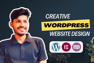 develop modern wordpress website design responsive web blog site