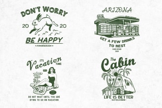 do vintage hand drawn illustration for tshirt
