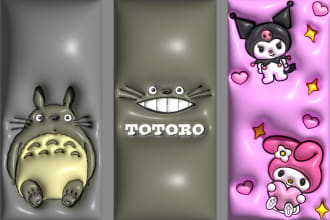 design a custom 3d balloon wallpaper