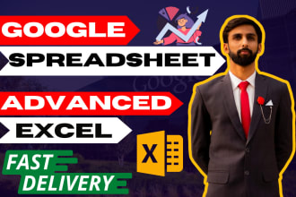 help you with custom excel spreadsheet and google sheets