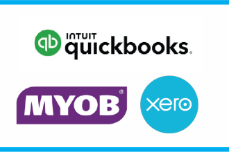 do bookkeeping in xero, quickbooks, myob, zoho books