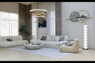 do architectural exterior and interior design with realistic 3d rendering