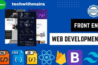 be your developer using, HTML, CSS, bootstrap, javascript