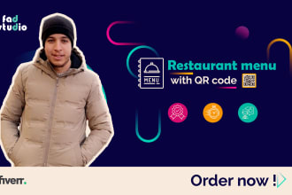 create a digital menu with qr code for your restaurant, bar or local