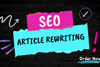 manually rewrite, paraphrase, proofread, edit, rephrase, reword your content