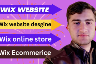 build a wix website design, a wix website redesign, or a wix online store