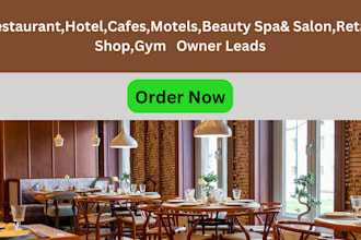 do restaurant leads email list building lead generation