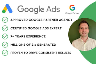 set up, manage and optimise your google ads PPC campaign