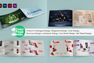design product catalog, magazine, brochure, and lookbook